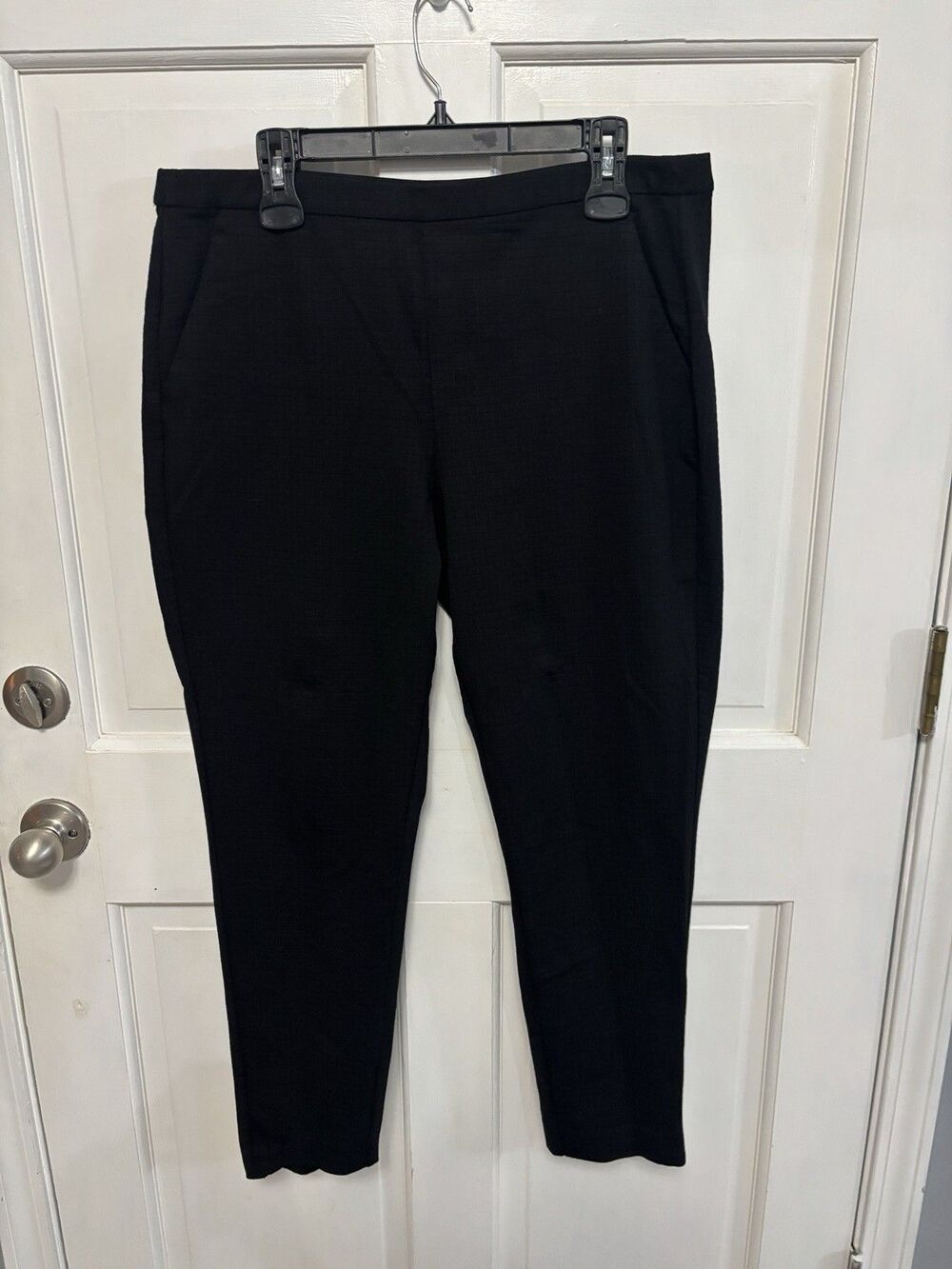 Women’s Liverpool Black Checked Pattern Work Dress Pant Size 14
